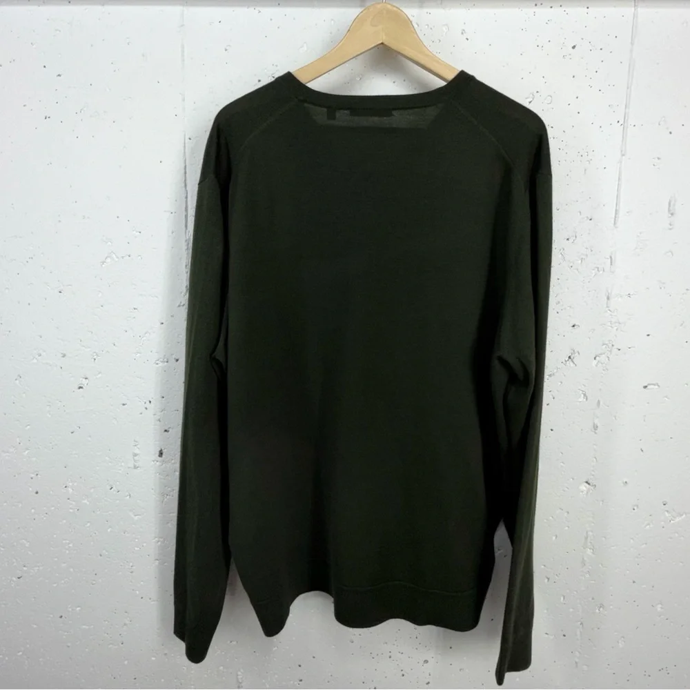 Murano Men’s Size XXL Dark Green V Neck Sweater - Picture 5 of 12
